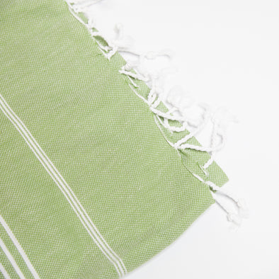 Olive green Turkish towel 100% cotton quick drying and folds small great as a sarong, towel, light cover for shoulders